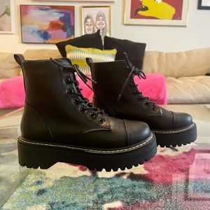 Platform Combat Boots